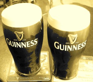 Pints in a Dublin Pub